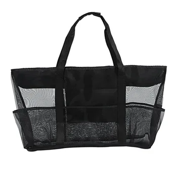 Большая сумка Дизайнерская роскошная сумка большого размера Сумки для женщин 2023 Новая летняя прозрачная сетчатая сумка для Wwimming Дорожная пляжная сумка