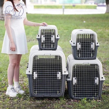  Большие аксессуары для домашних животных и собак Портативная воздушная камера с вентиляцией и клеткой большой емкости для наружного использования