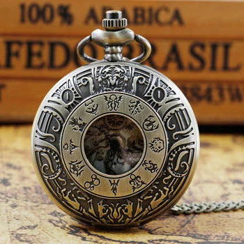 Бронзовые антикварцевые карманные часы кулон мужские военные ретро карманные и брелоковые часы на цепочке для дедушки reloj hombre