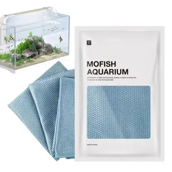  Быстросохнущее тканевое полотенце для чистки аквариума Super Fiber Инструмент для чистки Полотенце Сильное впитывающее чистящее стеклянное полотенце