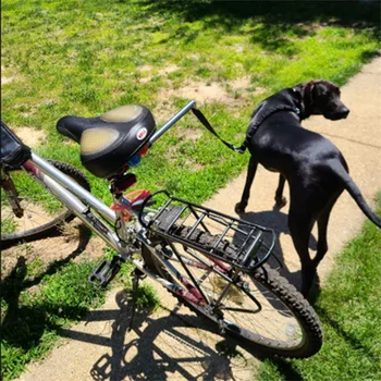 Велосипедный поводок для собак Эластичный буферный поводок для собак