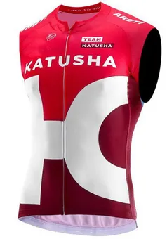 Ветрозащитный 2016 KATUSHA TEAM 2 цвета Безрукавка Велокуртка Жилет Mtb Одежда Велосипед Maillot Ciclismo