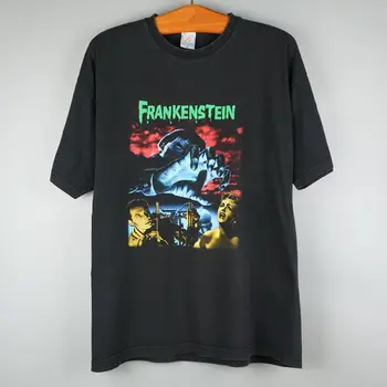 Винтажная футболка 2005 Frankenstein Movie с длинным рукавом