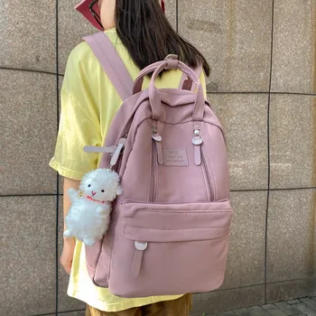 Водонепроницаемый нейлоновый женский рюкзак большой емкости Школьные сумки для подростков Девочки Дорожная сумка Mochilas Женская сумка для книг Kawaii Bag