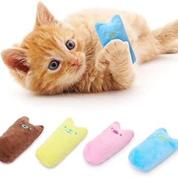 Выражение лица кошки с кошачьей мятой Плюшевая игрушка Коренные зубы интерактивная устойчивая к укусам игрушка для кошек Игрушки для домашних животных
