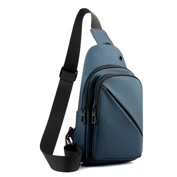 Высококачественная нейлоновая нагрудная сумка для мужчин Многофункциональная повседневная модная сумка через плечо для спорта на открытом воздухе Универсальный кроссбоди