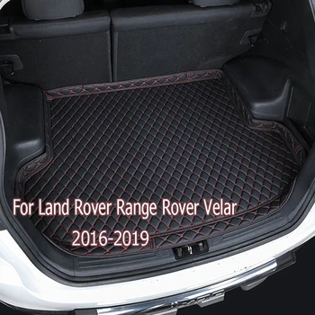 Высококачественные изготовленные на заказ кожаные коврики для багажника автомобиля для Land Rover Range Rover Velar 2016-2019 Задний багажник Коврик Коврик Ковер Грязь