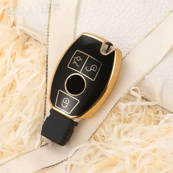 Высококачественный TPU Автомобильный дистанционный чехол для ключей Держатель крышки оболочки Протектор для Mercedes Benz A B R G Class GLK GLA W204 W251 W463 W176