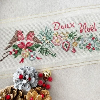 Вышивка крестом Узоры DIY Нитки для вышивания Ручная работа Рукоделие Шитье ручной работы Подсчет птиц на ветках 48-18