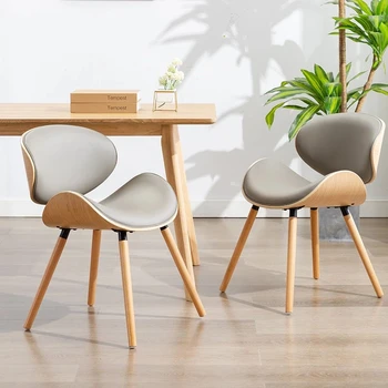 Дизайнерские деревянные обеденные стулья Скандинавская кухня Спальня Офис Скандинавские обеденные стулья Современная роскошная мебель для дома Cadeira WK50CY