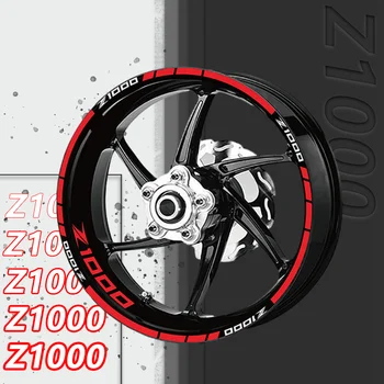 Для Z900 Z900RS Z900SE Z1000 Z1000R Z1000SX Z 900 1000 Наклейка на колесо мотоцикла Полосы Светоотражающие наклейки на обод шины Украшение