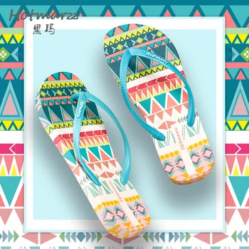 Женская новая летняя одежда Нескользящие шлепанцы Приморская пляжная обувь Шлепанцы Модные 4491