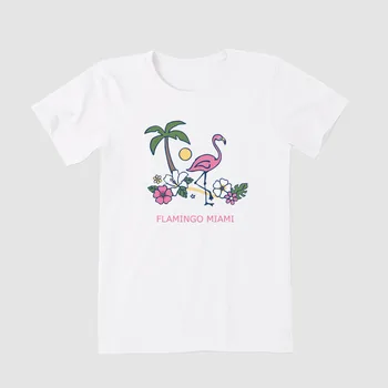 Женская футболка с коротким рукавом Flamingo Miami