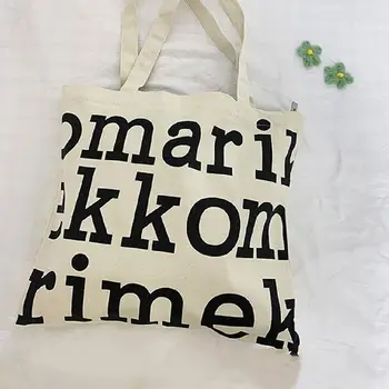 Женская холщовая сумка-тоут Модная корейская хлопковая ткань Эко Многоразовые сумки для покупок Большие дамы Сумка для покупок через плечо Сумки для студентов