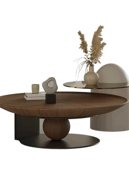 Журнальный столик небольшого размера, современная роскошь, итальянский стиль, дизайнерский минимализм высокого класса, журнальный столик в стиле ретро
