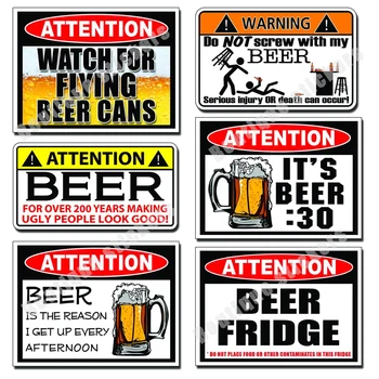 Забавная наклейка с предупреждением о пиве 6 PACK SET подходит для всех самолетов, таких как автомобили, мотоциклы, гоночные шлемы, ноутбуки