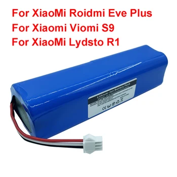Замена для XiaoMi Lydsto R1 Roidmi Eve Plus Viomi S9 Робот-пылесос Аккумуляторная батарея Емкость 5200 мАч Аксессуары Детали