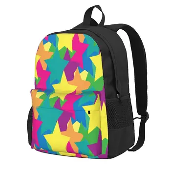 Звезды-узор-красочный рюкзак для ноутбука Мужской и женский деловой Мужская дорожная сумка Сумка для багажа Сумка для кемпинга Сумка для рыбалки