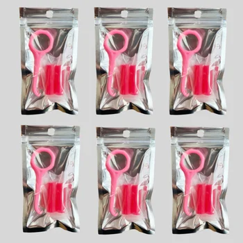 Зубной элайнер Жевательные таблетки Инструмент для удаления Пластиковые брекеты Ортодонтический силикон Розовый