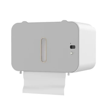 Индуктивный держатель для туалетной бумаги Автоматическая подача бумаги Держатель для туалетной бумаги Настенный держатель для туалетной бумаги Ванная комната Прочный