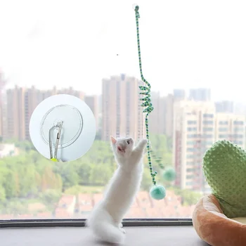Интерактивная игрушка с кошачьей палочкой Висячая игрушка Тизер Симулятор Кошка Забавная Self-hey Интерактивная игрушка для котенка Игра
