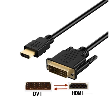 Кабель HDMI-DVI для монитора, адаптер dvi-HDMI, монитор, телевизор, телевизор для ноутбука, преобразователь высокой четкости PS4, кабель высокой четкости
