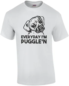 Каждый день I'm Puggle'n - Футболка с пагглом