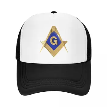 Классическая масонская масонская шляпа дальнобойщика Gold Square для мужчин и женщин Изготовленная на заказ регулируемая бейсболка унисекс летние шапки snapback кепки