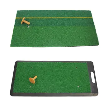 Коврик для гольфа Реалистичный травяной коврик для гольфа с нескользящим дном Тренировочный коврик для гольфа