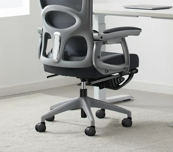 Компьютерное кресло Домашнее эргономичное кресло Удобное длинное офисное кресло Подъемный детский рабочий стул Игровое кресло с откидной спинкой