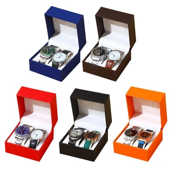 Контейнер для часов Практичная коробка для часов Пластиковый материал для часов