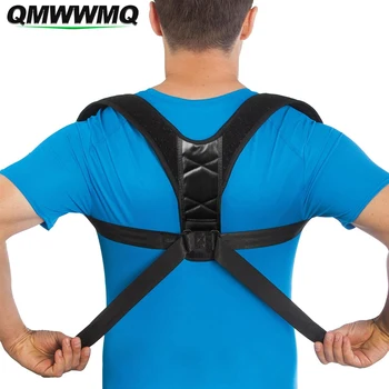 корректор осанки для женщин и мужчин, поддержка верхней части спины, корсет для спины для осанки, регулируемый выпрямитель спины, облегчение боли