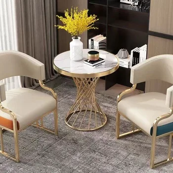 Красивые винтажные обеденные стулья Современные роскошные скандинавские европейские обеденные стулья Модная металлическая мебель Cadeiras de Jantar