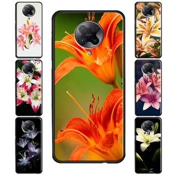 Красочный чехол с цветочной лилией для POCO F3 X3 GT F1 F2 M3 M4 X4 NFC X3 Pro Чехол для Xiaomi 12 10T 11T Pro Mi 11 Lite