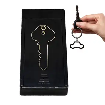 Креативный Магнитный Черный Ключ Сейф Авто Чехол Для Ключей Черные Шкафы Для Ключей Авто Держатель Скрытое Хранение Открытый Тайник Для Автомобилей