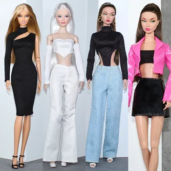Лимитированная серия комплекта одежды / Модное платье, рубашка, пальто 1/6 Doll одежда костюм наряд для 30 см Xinyi FR ST PP blythe Barbie Doll