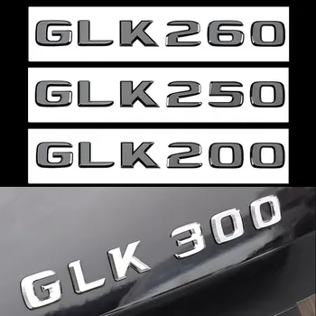  Логотип бренда автомобиля Задняя дверь Хвостовая наклейка Буквенно-цифровая наклейка для Mercedes Benz GLK200 GLK220 GLK250 GLK260 GLK300 GLK350