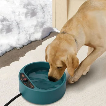  Миска для домашних животных с подогревом Подвесная чаша для собачьей клетки Миска для воды и корма для домашнего животного Собака Кошка Щенок с вилкой ЕС