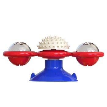  Многофункциональное вращающееся колесо для крытых качающихся шаров - Cool Windmill Toy Игрушка для чистки зубов