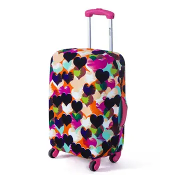  Модный чехол чемодана Дорожный багаж Протектор 5 цветов Чехол для багажа Пылезащитный чехол Применить к 18-26-дюймовому чемодана Чехол тележки