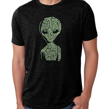 Мужская футболка премиум-класса Blend Word Art Alien