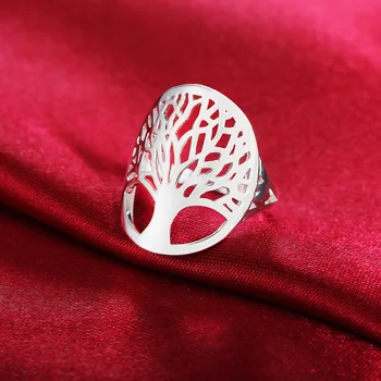 Новые подвески 925 стерлингового серебра широкие кольца для мужчин элегантные модные рождественские подарки свадьба ювелирные изделия