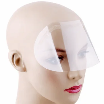Одноразовая прозрачная маска для лица Парикмахерский салон Лак для волос Маски Пластиковая резка Краска Защита лица Парикмахерские принадлежности 50 шт./компл.