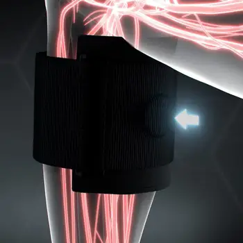 Поддержка коленного сустава Регулируемый магнитный компрессионный коленный бандаж для облегчения боли Поддержка с нескользящей застежкой Лента Дышащий