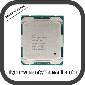 Подержанный процессор Intel Xeon E5 2643 V4 SR2P4 3,4 ГГц 6 ядер 135 Вт Socket LGA 2011-3 CPU E5 2643V4