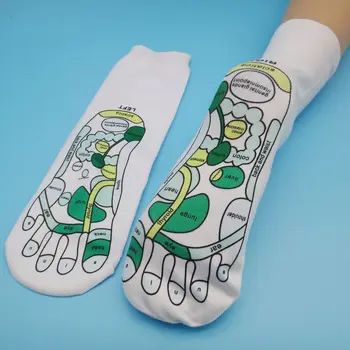 Полная английская иллюстрация Хлопок Полиэстер Физиотерапия Массаж Точечный массаж Носки для точечного массажа ног Носки для рефлексологии ног Носки для ног