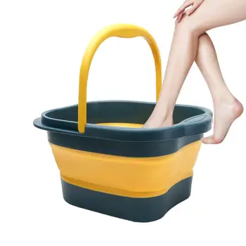  Портативная ванна для ног Складная ванна для ног 15 л Складное ведро для ног Портативное большое пространство
