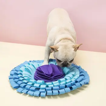 Практичный коврик для собак Удобный войлочный тканевый коврик для собак Обучающий интерактивный коврик для собак