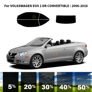 Предварительно нарезанная нанокерамика автомобильная УФ-тонировка окон Комплект автомобильная оконная пленка для VOLKSWAGEN EOS 2 DR КАБРИОЛЕТ 2006-2016