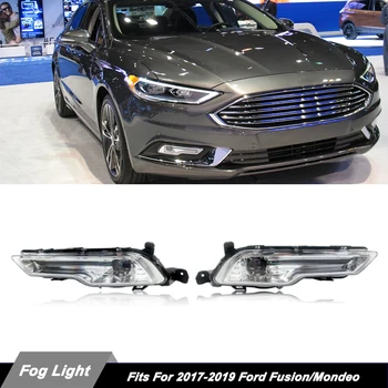 Прозрачная светодиодная противотуманная фара передняя левая противотуманная фара со стороны водителя для Ford Fusion 4DR 2017-2019